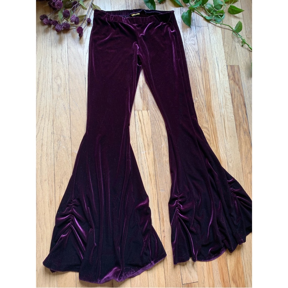 TNA Velvet Bellbottoms